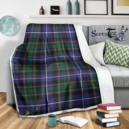 Scotstee Shop Tartan Plaid Blanket MacRae Hunting Modern Scottish Tartan Plaid Sherpa Blanket