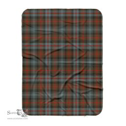 Scotstee Shop Tartan Plaid Blanket Murray Of Atholl Weathered Scottish Tartan Plaid Sherpa Blanket