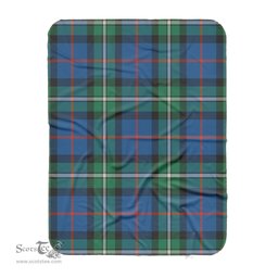 Scotstee Shop Tartan Plaid Blanket Macpherson Scottish Tartan Plaid Sherpa Blanket