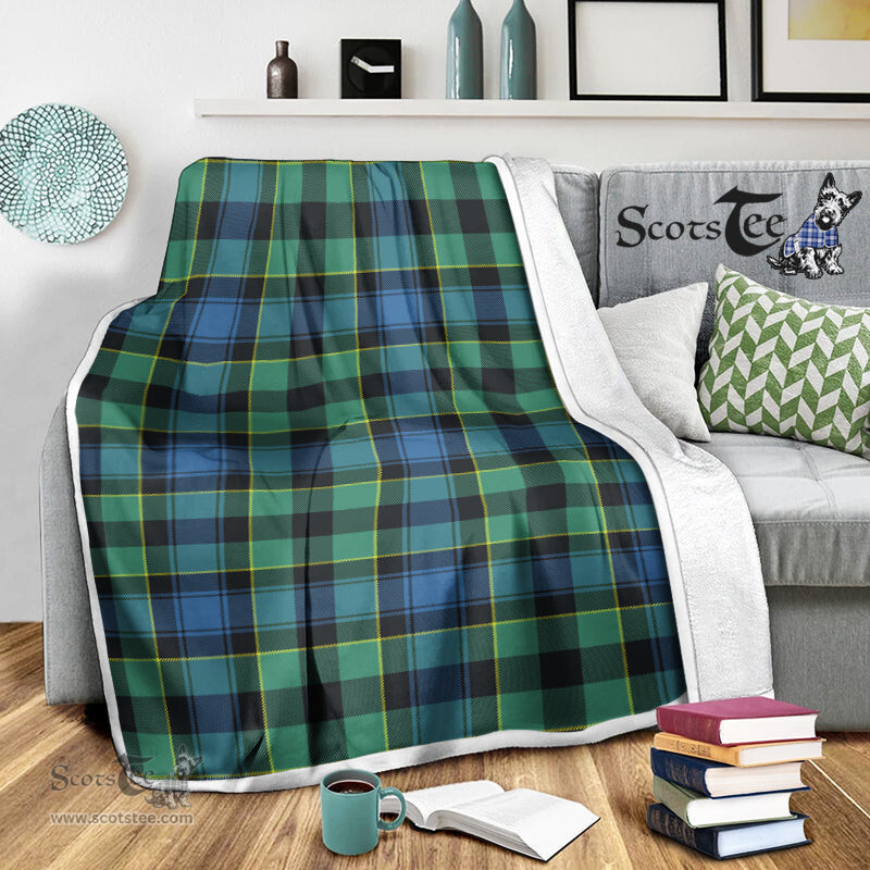 Scotstee Shop Tartan Plaid Blanket Mouat Scottish Tartan Plaid Sherpa Blanket