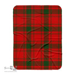 Scotstee Shop Tartan Plaid Blanket MacQuarrie Scottish Tartan Plaid Sherpa Blanket