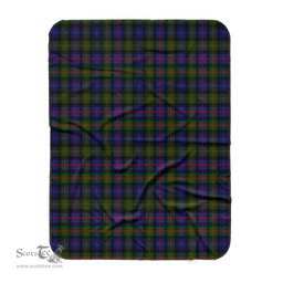 Scotstee Shop Tartan Plaid Blanket Murray Of Atholl Modern Scottish Tartan Plaid Sherpa Blanket
