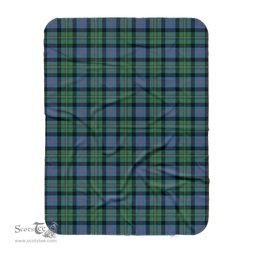 Scotstee Shop Tartan Plaid Blanket Malcolm Ancient Scottish Tartan Plaid Sherpa Blanket