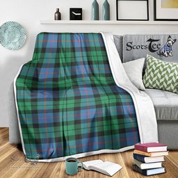 Scotstee Shop Tartan Plaid Blanket Morrison Ancient Scottish Tartan Plaid Sherpa Blanket