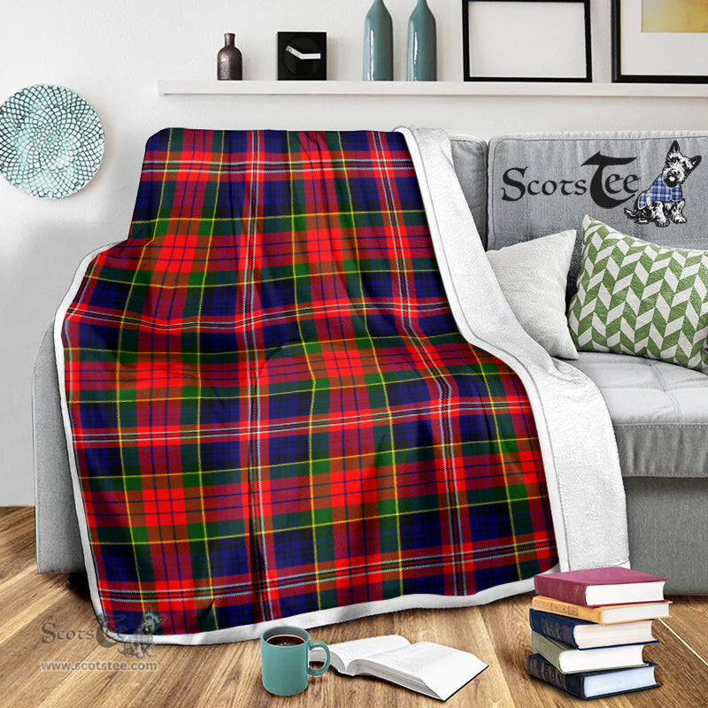 Scotstee Shop Tartan Plaid Blanket MacPherson Modern Scottish Tartan Plaid Sherpa Blanket