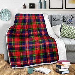 Scotstee Shop Tartan Plaid Blanket MacPherson Modern Scottish Tartan Plaid Sherpa Blanket