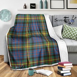 Scotstee Shop Tartan Plaid Blanket MacSporran Scottish Tartan Plaid Sherpa Blanket