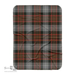 Scotstee Shop Tartan Plaid Blanket MacRae Hunting Weathered Scottish Tartan Plaid Sherpa Blanket