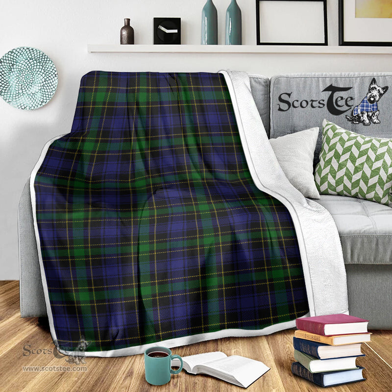 Scotstee Shop Tartan Plaid Blanket Mowat Scottish Tartan Plaid Sherpa Blanket
