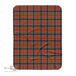 Scotstee Shop Tartan Plaid Blanket MacNaughton Ancient Scottish Tartan Plaid Sherpa Blanket