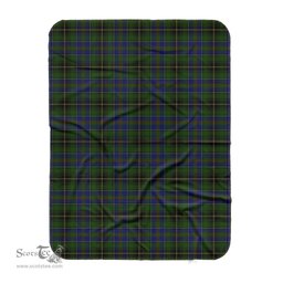 Scotstee Shop Tartan Plaid Blanket MacInnes Scottish Tartan Plaid Sherpa Blanket