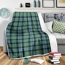 Scotstee Shop Tartan Plaid Blanket Melville Hunting Scottish Tartan Plaid Sherpa Blanket