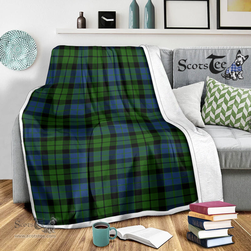 Scotstee Shop Tartan Plaid Blanket MacKie Scottish Tartan Plaid Sherpa Blanket