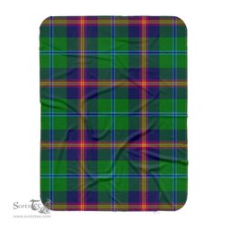 Scotstee Shop Tartan Plaid Blanket Young Scottish Tartan Plaid Sherpa Blanket
