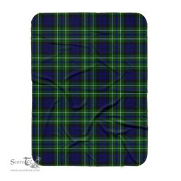 Scotstee Shop Tartan Plaid Blanket MacNeill Of Colonsay Hunting Scottish Tartan Plaid Sherpa Blanket