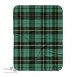 Scotstee Shop Tartan Plaid Blanket Wallace Ancient Scottish Tartan Plaid Sherpa Blanket