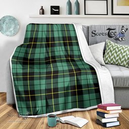 Scotstee Shop Tartan Plaid Blanket Wallace Ancient Scottish Tartan Plaid Sherpa Blanket