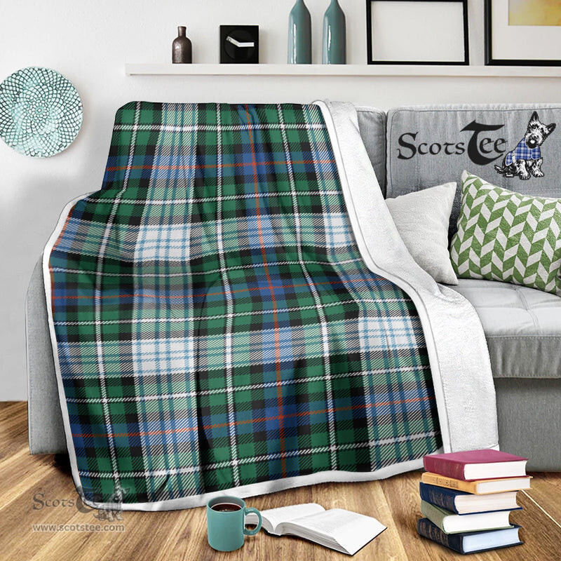 Scotstee Shop Tartan Plaid Blanket MacKenzie Dress Ancient Scottish Tartan Plaid Sherpa Blanket