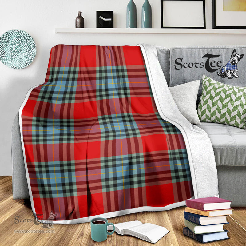 Scotstee Shop Tartan Plaid Blanket MacLeay Scottish Tartan Plaid Sherpa Blanket