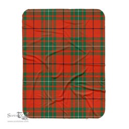 Scotstee Shop Tartan Plaid Blanket MacAulay Ancient Scottish Tartan Plaid Sherpa Blanket