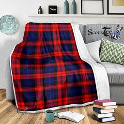 Scotstee Shop Tartan Plaid Blanket MacLachlan Modern Scottish Tartan Plaid Sherpa Blanket