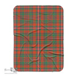 Scotstee Shop Tartan Plaid Blanket MacKinnon Ancient Scottish Tartan Plaid Sherpa Blanket