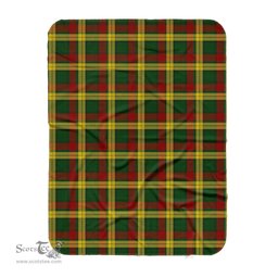 Scotstee Shop Tartan Plaid Blanket MacMillan Scottish Tartan Plaid Sherpa Blanket