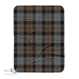 Scotstee Shop Tartan Plaid Blanket MacKay Weathered Scottish Tartan Plaid Sherpa Blanket
