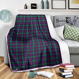 Scotstee Shop Tartan Plaid Blanket MacArthur of Milton Scottish Tartan Plaid Sherpa Blanket