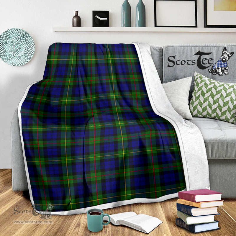 Scotstee Shop Tartan Plaid Blanket MacEwen Scottish Tartan Plaid Sherpa Blanket