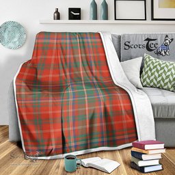 Scotstee Shop Tartan Plaid Blanket MacDougall Ancient Scottish Tartan Plaid Sherpa Blanket