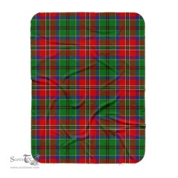 Scotstee Shop Tartan Plaid Blanket MacCulloch Scottish Tartan Plaid Sherpa Blanket