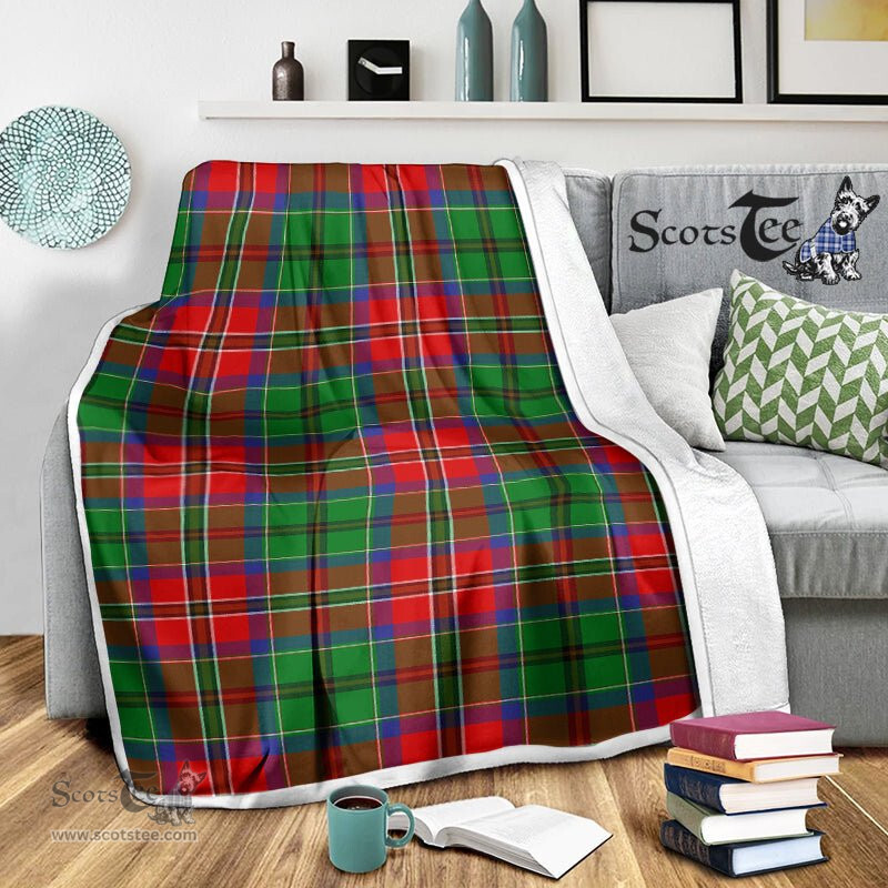 Scotstee Shop Tartan Plaid Blanket MacCulloch Scottish Tartan Plaid Sherpa Blanket