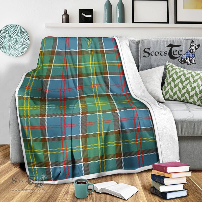 Scotstee Shop Tartan Plaid Blanket Whitelaw Ancient Scottish Tartan Plaid Sherpa Blanket