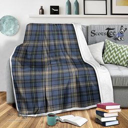 Scotstee Shop Tartan Plaid Blanket MacDowall Scottish Tartan Plaid Sherpa Blanket