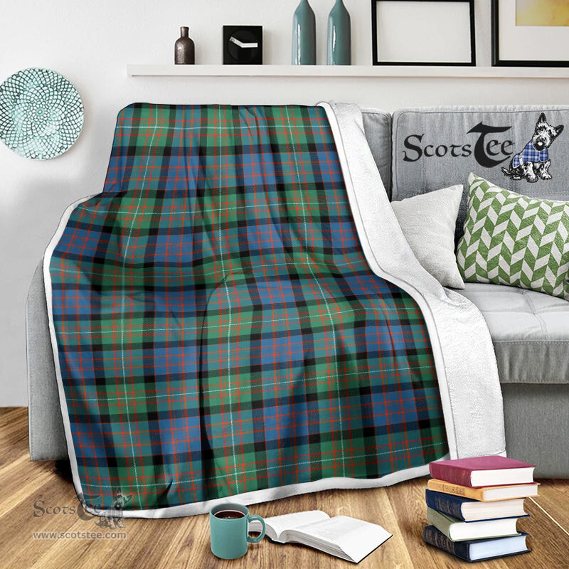Scotstee Shop Tartan Plaid Blanket MacDonell Of Glengarry Ancient Scottish Tartan Plaid Sherpa Blanket