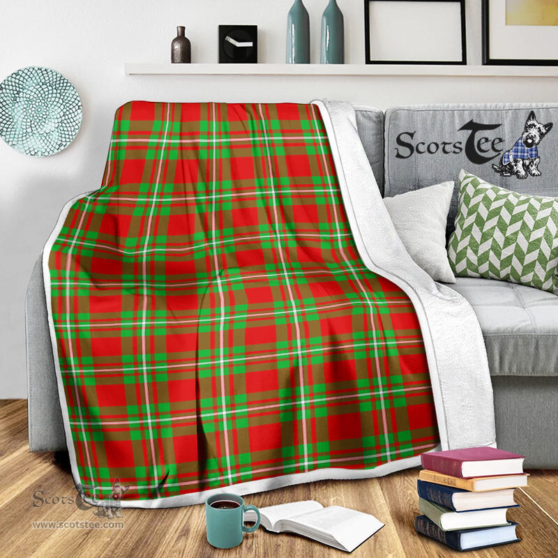 Scotstee Shop Tartan Plaid Blanket MacGregor Scottish Tartan Plaid Sherpa Blanket