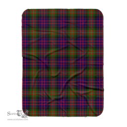 Scotstee Shop Tartan Plaid Blanket MacDonell Of Glengarry Modern Scottish Tartan Plaid Sherpa Blanket
