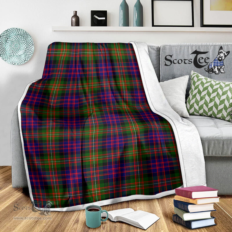 Scotstee Shop Tartan Plaid Blanket MacDonell Of Glengarry Modern Scottish Tartan Plaid Sherpa Blanket