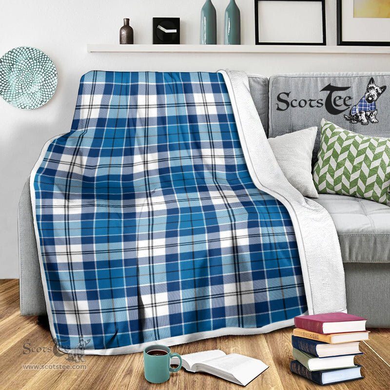 Scotstee Shop Tartan Plaid Blanket Strathclyde District Scottish Tartan Plaid Sherpa Blanket