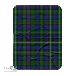 Scotstee Shop Tartan Plaid Blanket MacKenzie Modern Scottish Tartan Plaid Sherpa Blanket