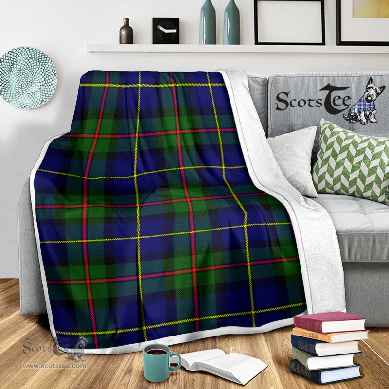 Scotstee Shop Tartan Plaid Blanket MacLeod Of Harris Modern Scottish Tartan Plaid Sherpa Blanket