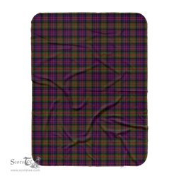 Scotstee Shop Tartan Plaid Blanket MacDonald Modern Scottish Tartan Plaid Sherpa Blanket