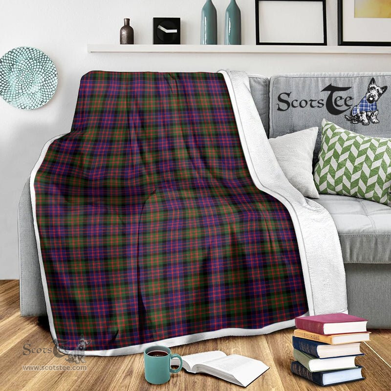 Scotstee Shop Tartan Plaid Blanket MacDonald Modern Scottish Tartan Plaid Sherpa Blanket