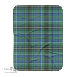 Scotstee Shop Tartan Plaid Blanket MacInnes Ancient Scottish Tartan Plaid Sherpa Blanket
