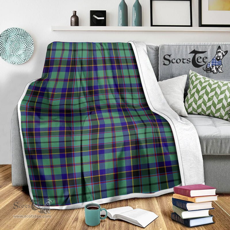 Scotstee Shop Tartan Plaid Blanket Stevenson Scottish Tartan Plaid Sherpa Blanket