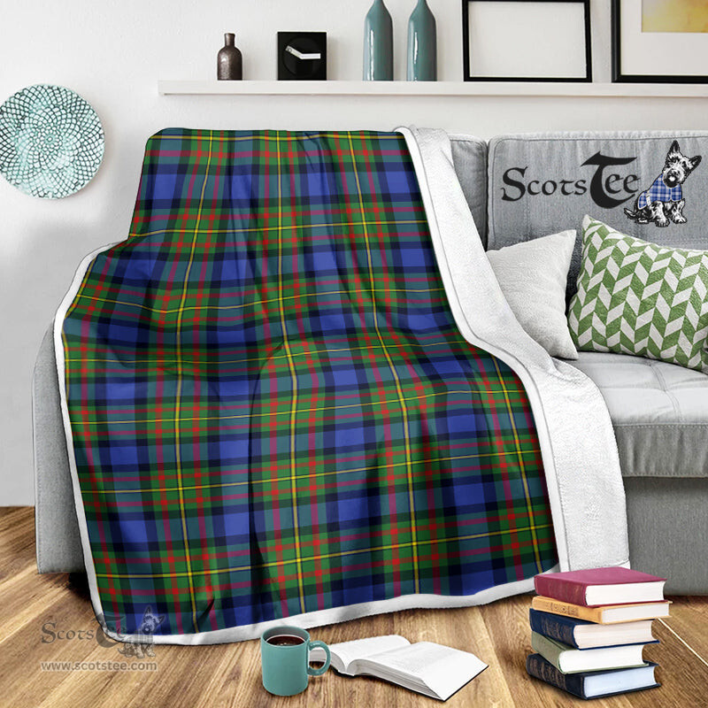 Scotstee Shop Tartan Plaid Blanket MacLaren Scottish Tartan Plaid Sherpa Blanket