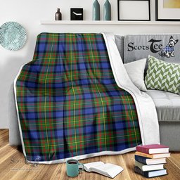 Scotstee Shop Tartan Plaid Blanket MacLaren Scottish Tartan Plaid Sherpa Blanket