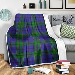 Scotstee Shop Tartan Plaid Blanket Strachan Scottish Tartan Plaid Sherpa Blanket