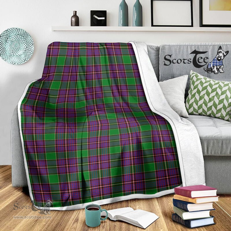 Scotstee Shop Tartan Plaid Blanket Logan Scottish Tartan Plaid Sherpa Blanket